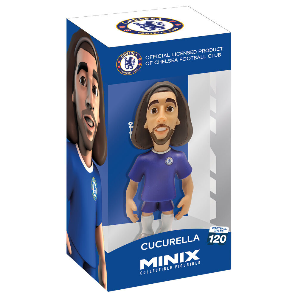 Figura MINIX de Marc Cucurella con la camiseta azul del Chelsea - 5