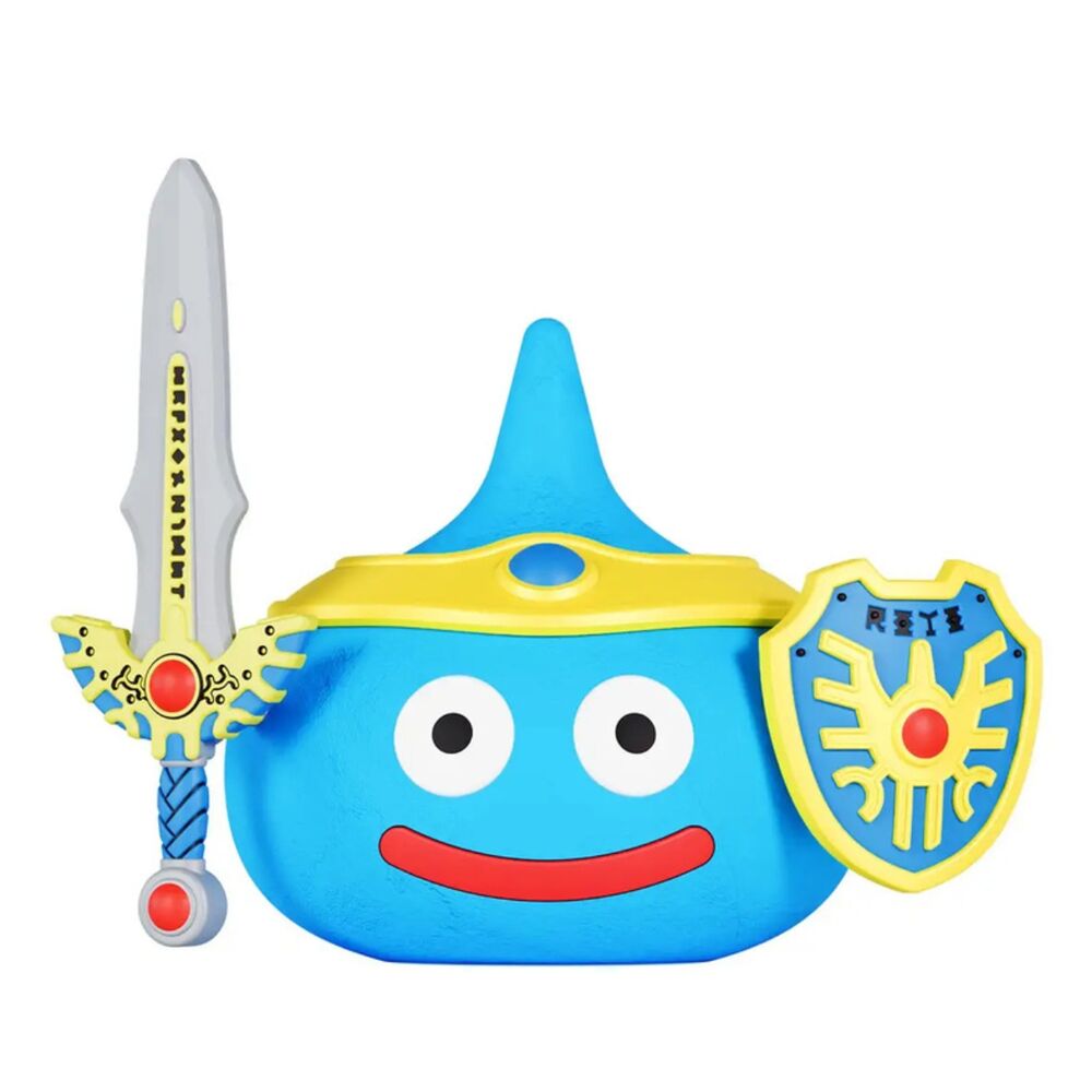 Figura Slime Hero de Dragon Quest con espada y escudo