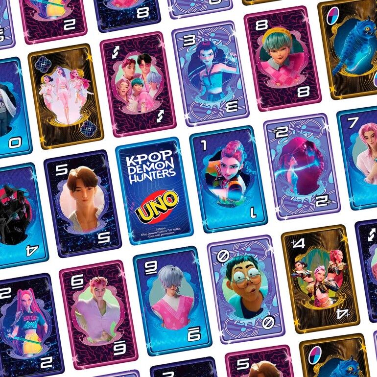 Juego de cartas UNO KPop Demon Hunters de Mattel - 5