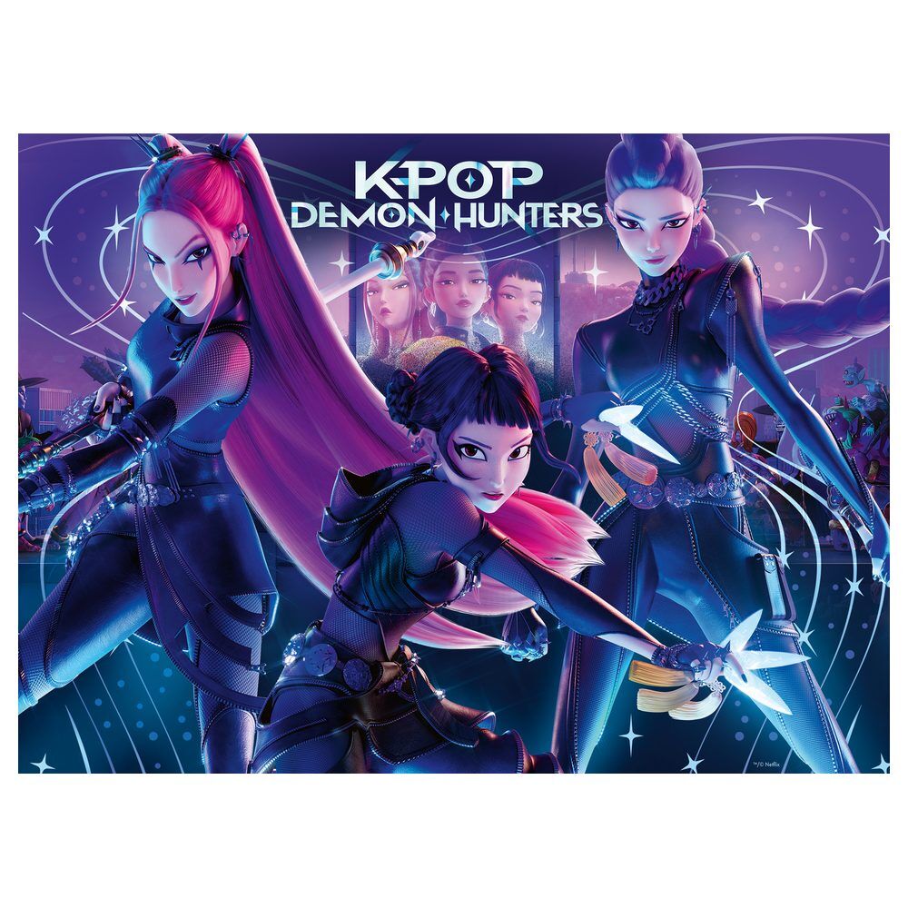 Puzzle XXL de Rumi, Mira y Zoey de KPop Demon Hunters