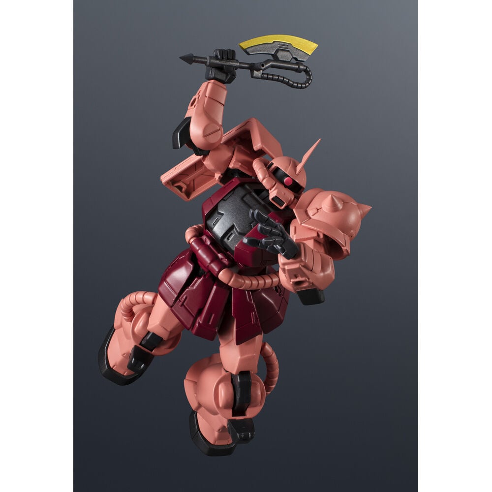Figura MS-06S Char's Zaku II Renewal de 15 cm con armadura rojiza y armamento - 8