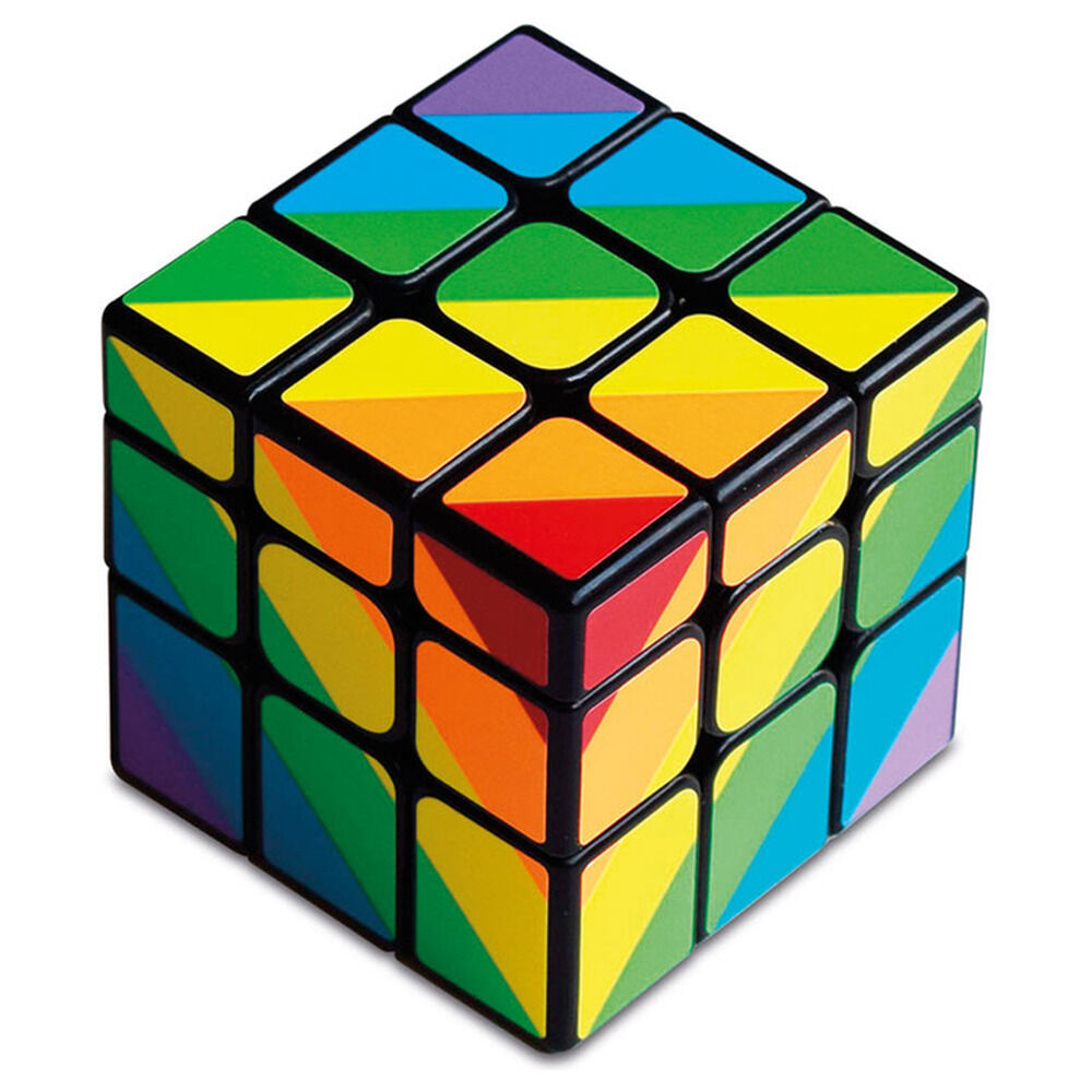 Cubo Unequal 3x3 multicolor de CAYRO en su caja - 2