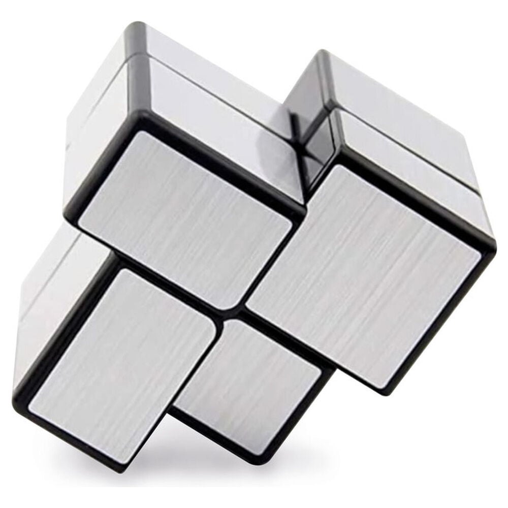 Cubo Mirror 2x2 CAYRO con piezas reflectantes plateadas - 3
