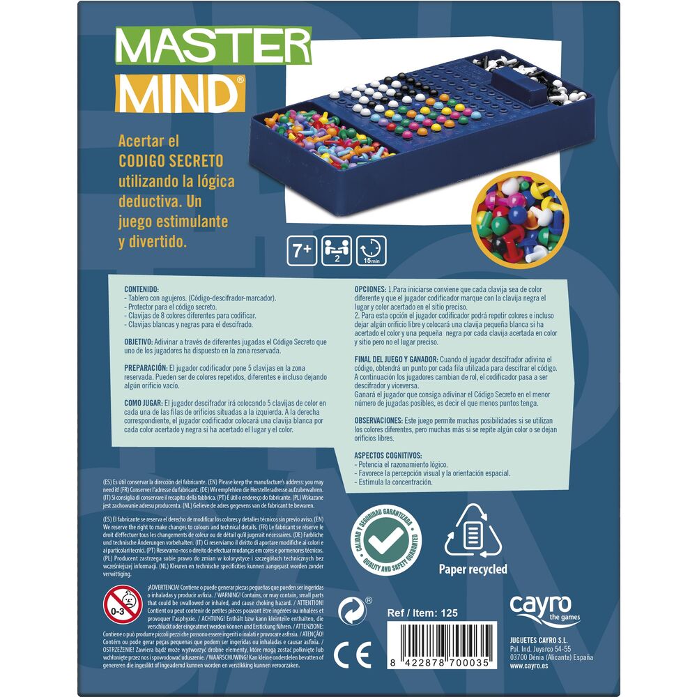 Caja del juego Master Mind de viaje CAYRO - 4