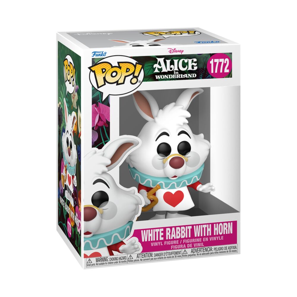 Figura Funko POP! del Conejo Blanco con trompa dorada - 2