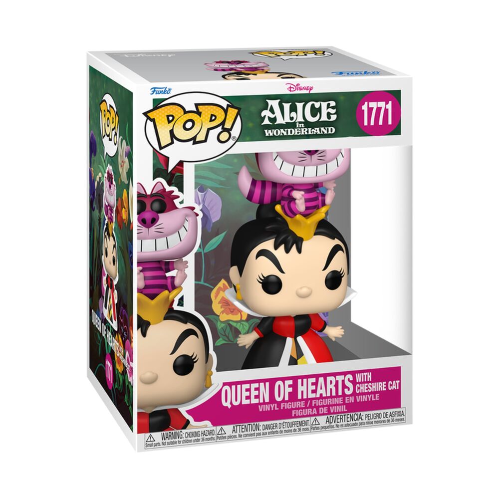 Figura Funko POP! Premium de la Reina de Corazones con Cheshire Cat - 2
