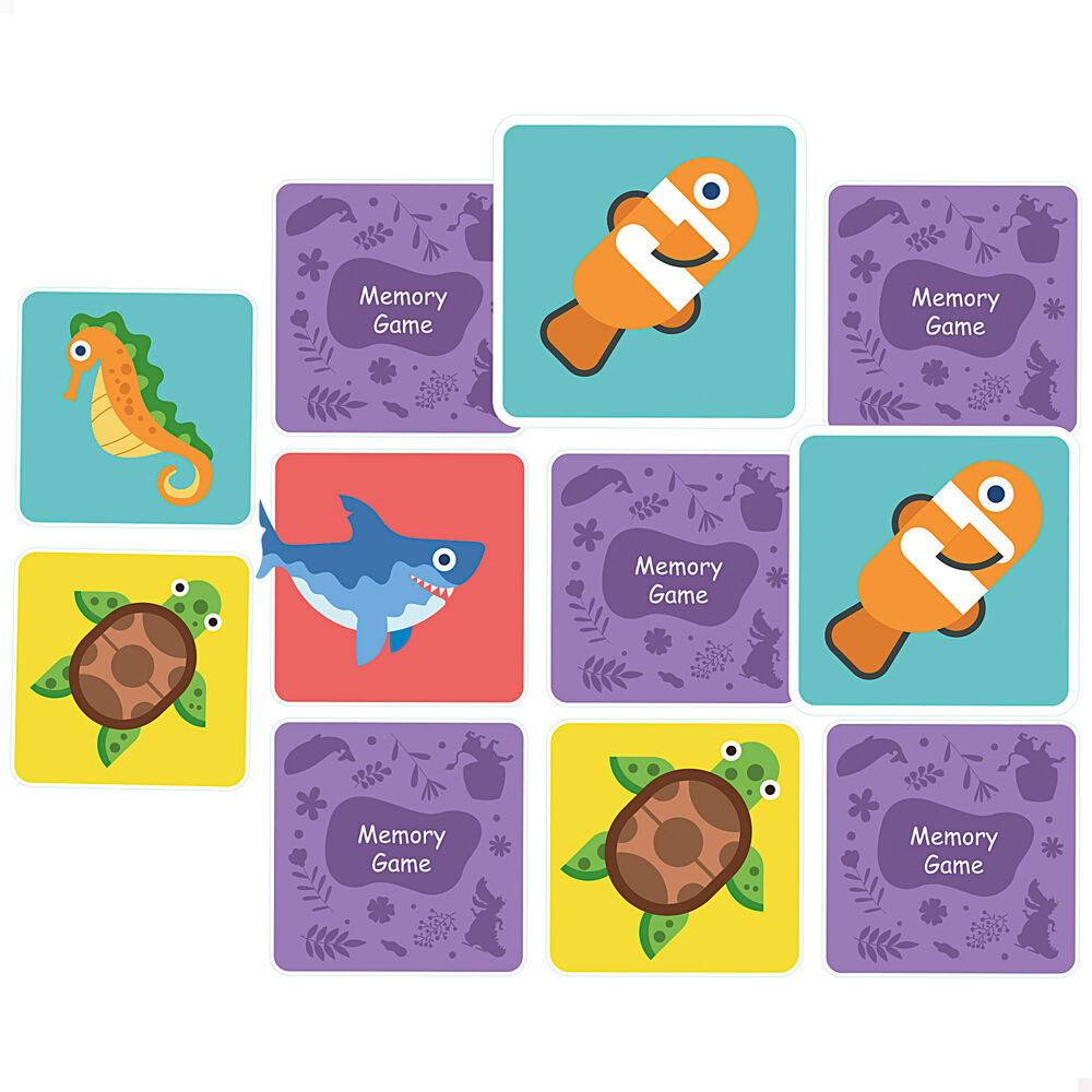 Juego Memory de animales y dinosaurios Spin Master con 36 piezas - 5