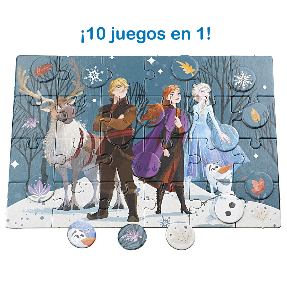 Juegos 10 en 1 Disney Frozen con personajes de la película - 5