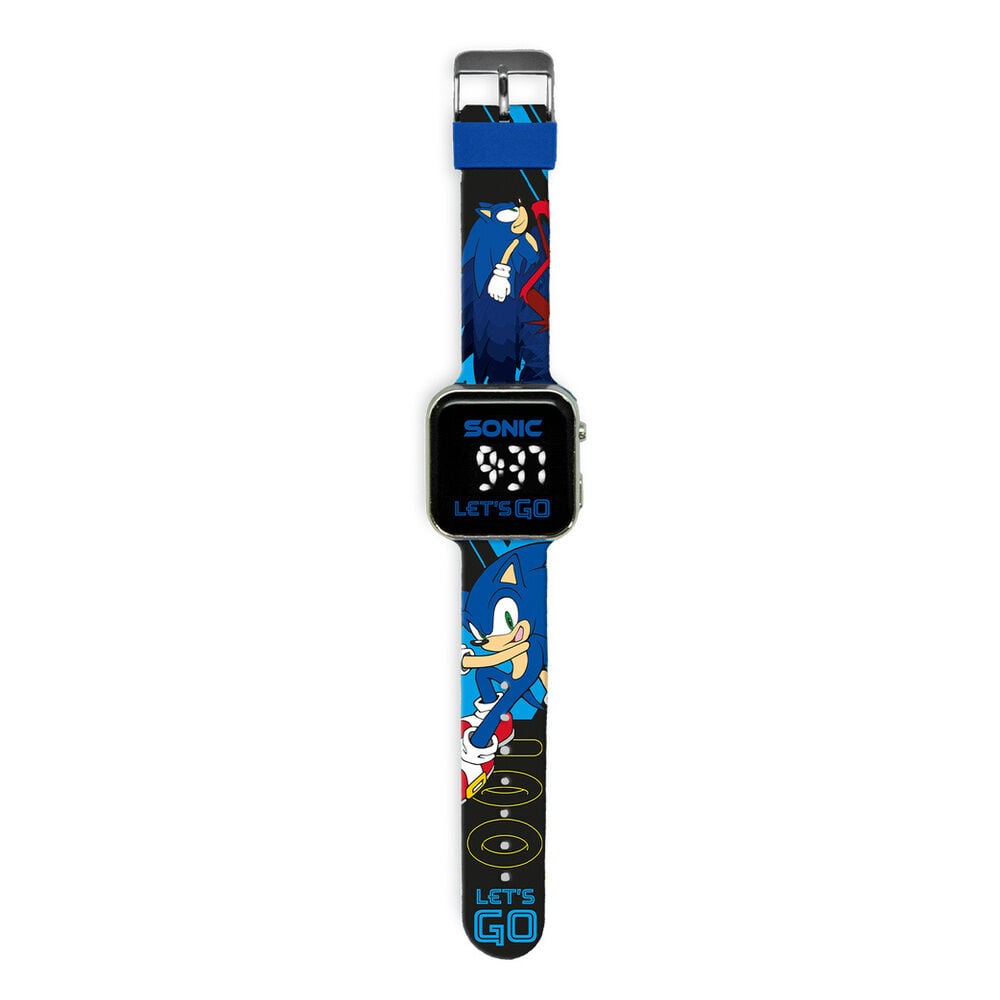 Reloj LED azul de Sonic the Hedgehog con podómetro - 2
