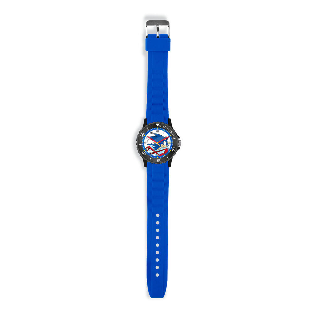 Reloj analógico azul de Sonic the Hedgehog - 2
