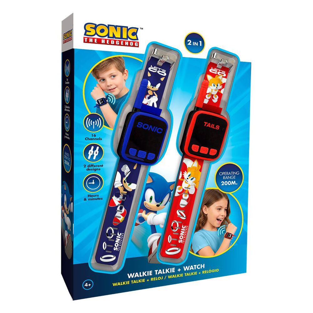 Set de dos relojes walkie-talkie Sonic y Tails - 4