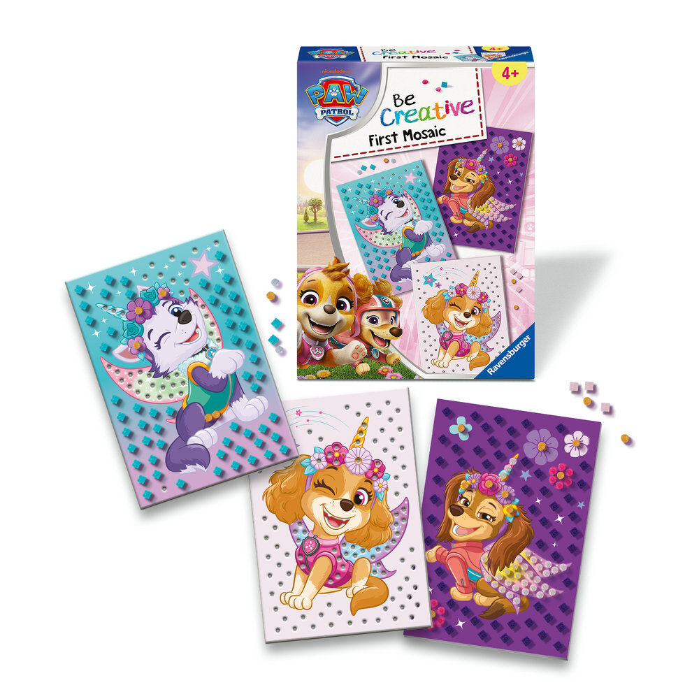 Caja de Mi Primer Mosaico Paw Patrol Be Creative de Ravensburger - 2