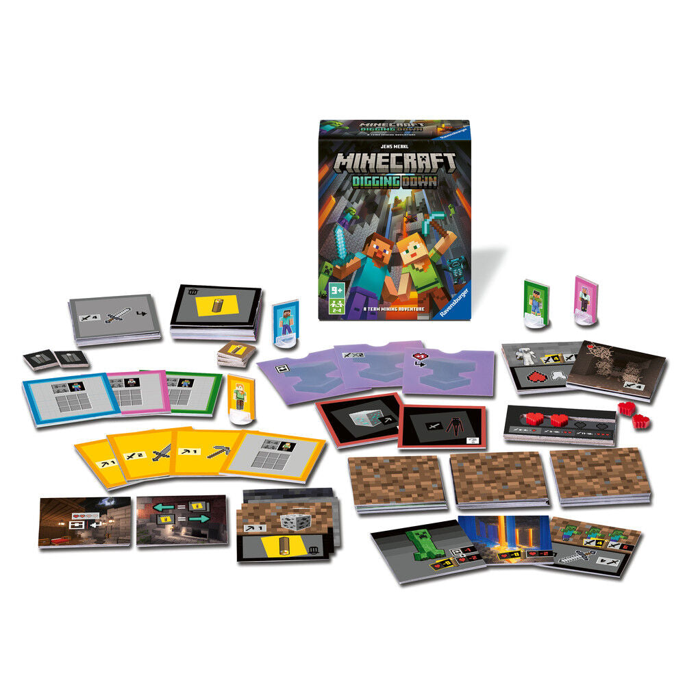 Caja del juego Minecraft Digging Down de Ravensburger - 3