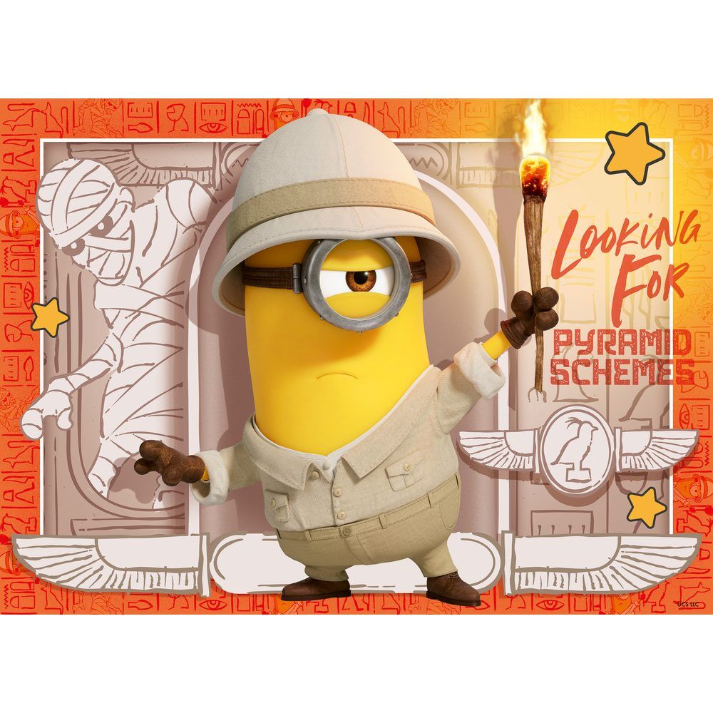 Pack de 4 puzzles Ravensburger de Minions de 100 piezas - 5