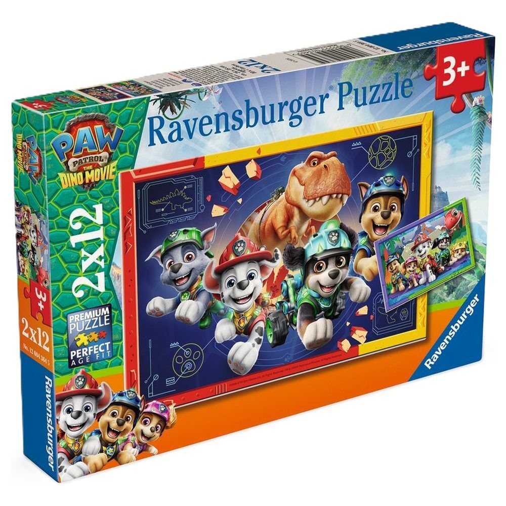Caja de 2 puzzles Ravensburger de Patrulla Canina Dino Movie - 4