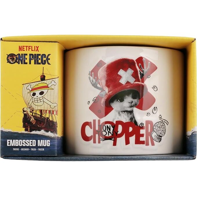 Taza blanca de Chopper de One Piece con ilustración frontal - 2