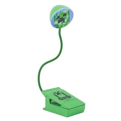 Lámpara de lectura verde Creeper de Minecraft PALADONE