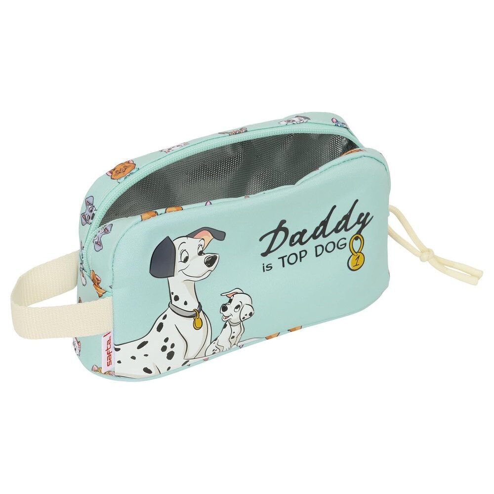 Neceser térmico SAFTA Disney Cats & Dogs verde menta con perros dálmata - 4