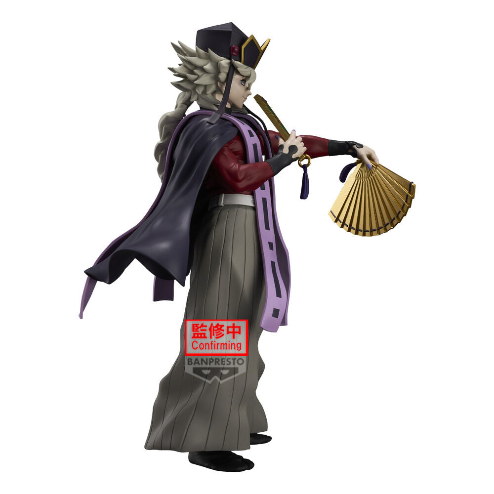 Figura Doma II Grandista de Demon Slayer con abanico decorado - 3