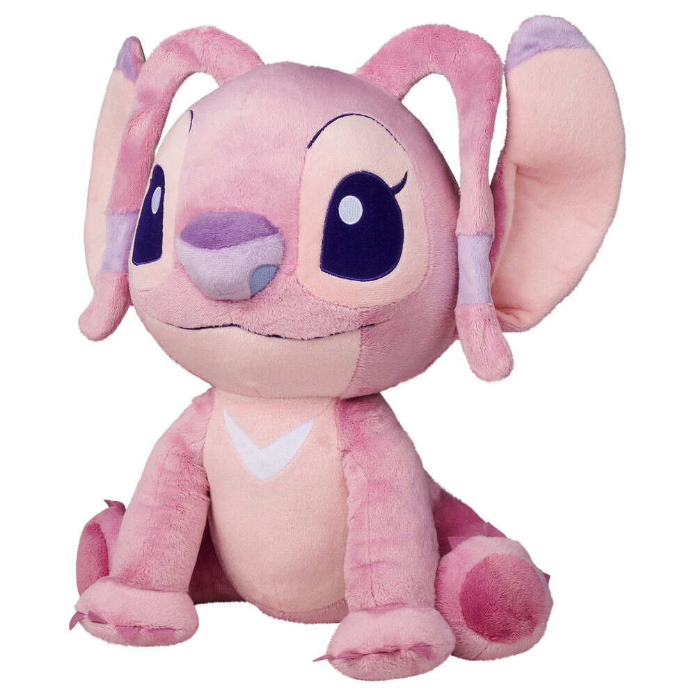 Peluche Angel Stitch Disney rosa de 50 cm - 2