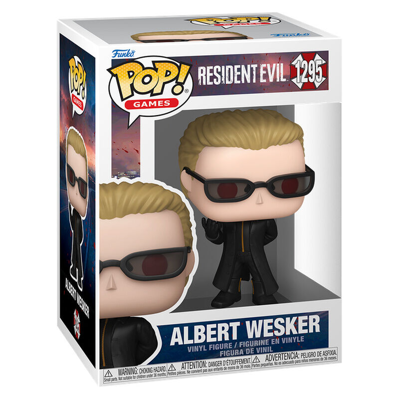 Figura Funko POP! de Albert Wesker con gafas de sol y abrigo negro - 2