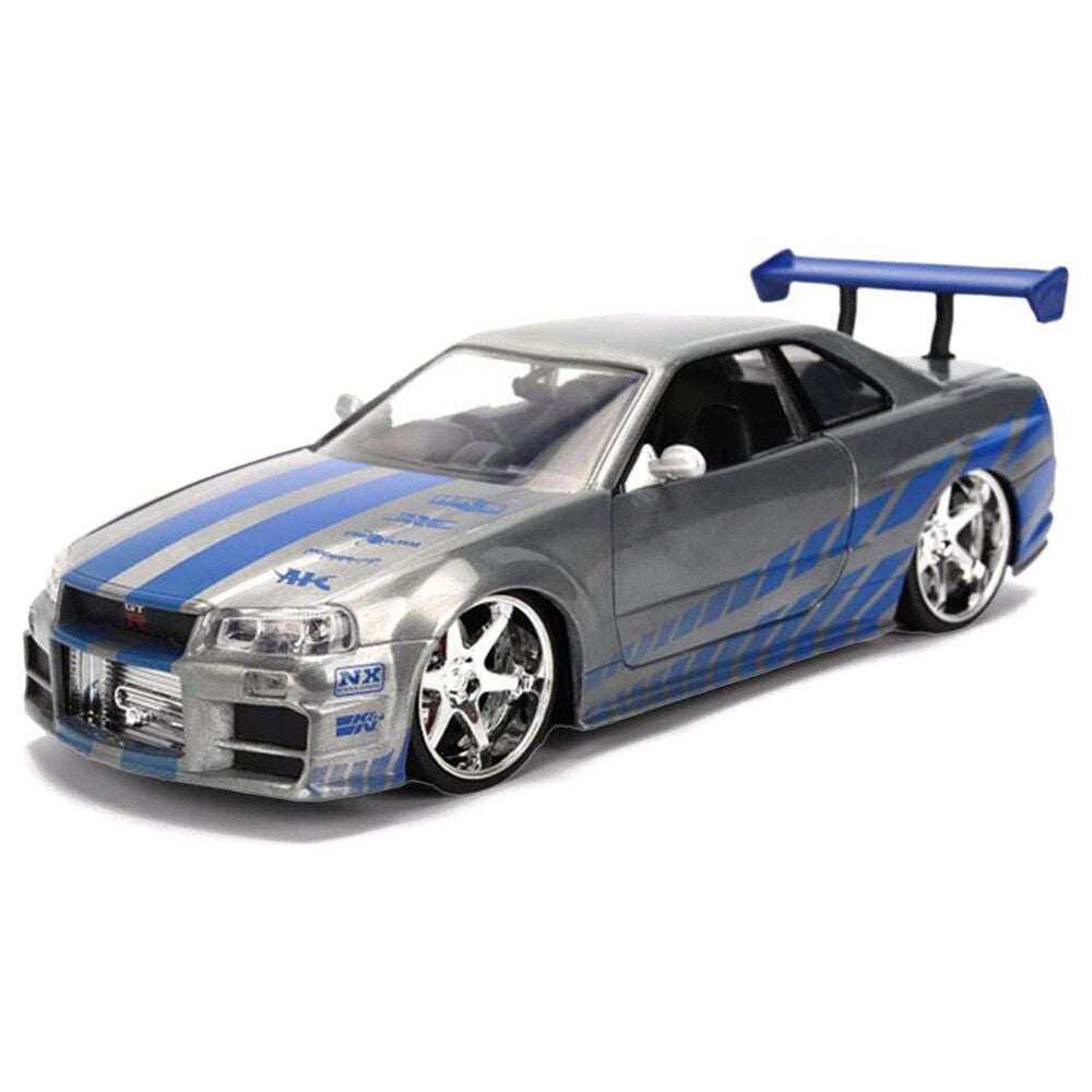 Nissan Skyline GT-R R34 2002 de Jada Toys con decoración Fast & Furious - 2