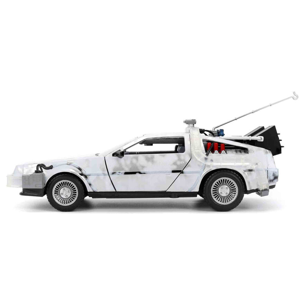 Coche gris plateado de Regreso al Futuro de JADA TOYS - 4