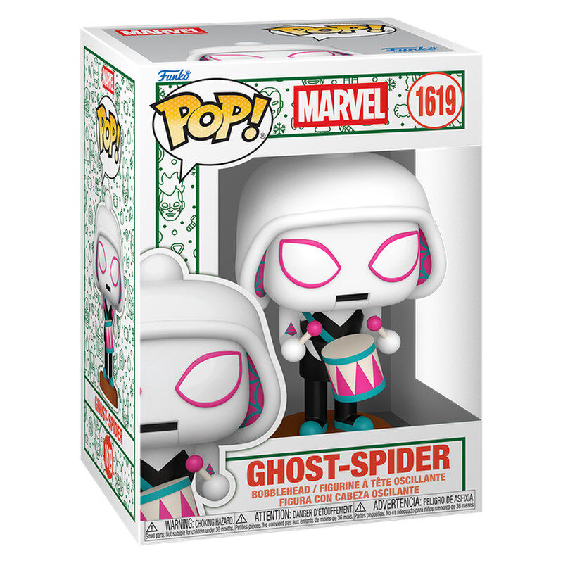 Figura Funko POP! Marvel Ghost-Spider con tambor - 2