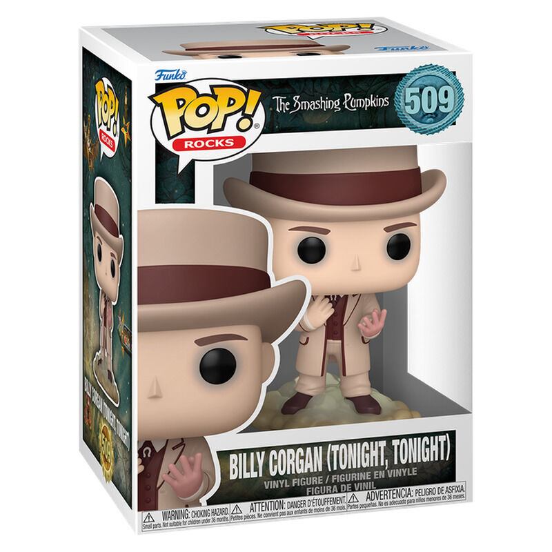 Figura Funko POP! de Billy Corgan con sombrero de copa sobre una base de nube - 2