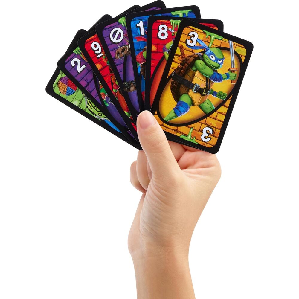 Juego de cartas UNO Las Tortugas Ninja de Mattel - 6