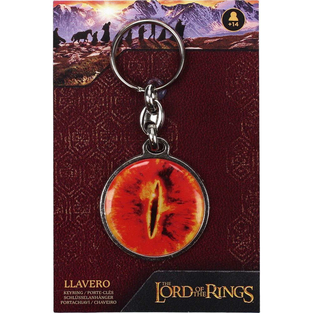 Llavero circular del Ojo de Sauron de El Señor de los Anillos - 2