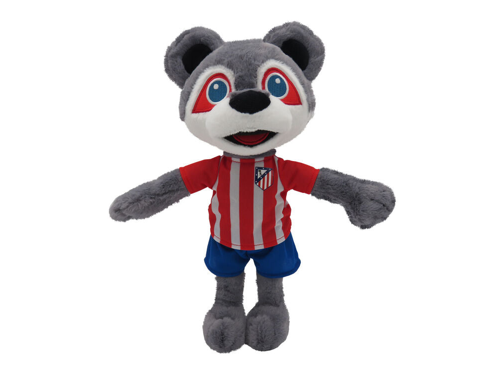 Peluche Indi del Atlético de Madrid de 35 cm con camiseta rojiblanca