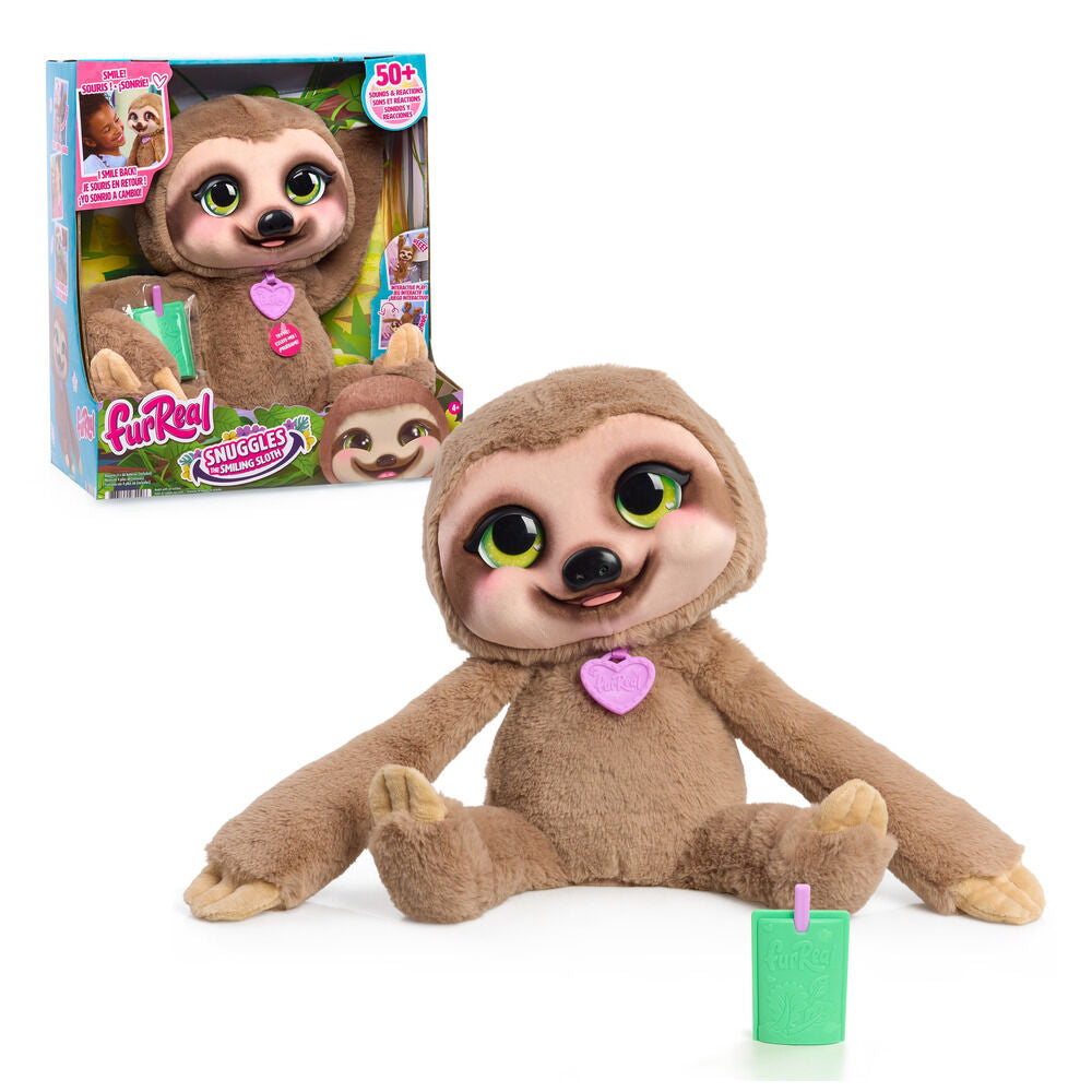 Peluche interactivo FurReal Snuggles con accesorio de zumo - 2