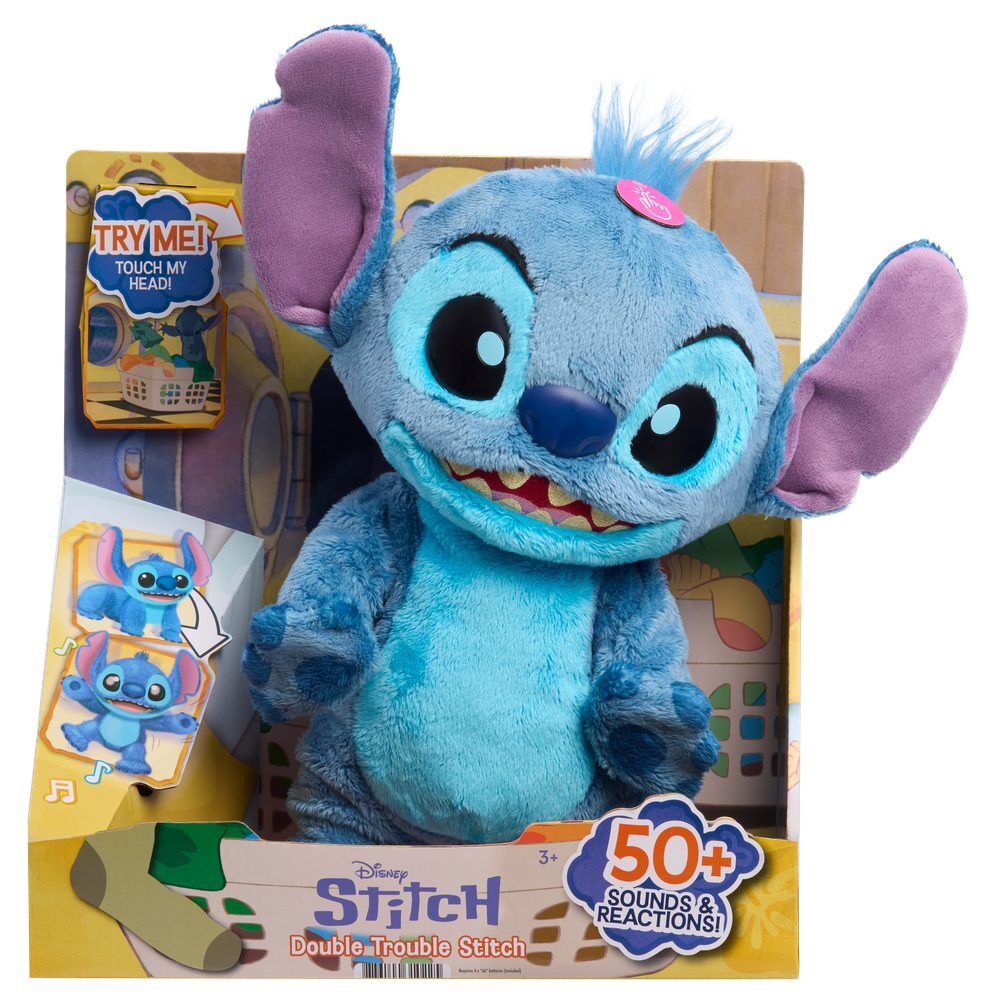 Peluche interactivo Double Trouble Stitch Disney azul - 4