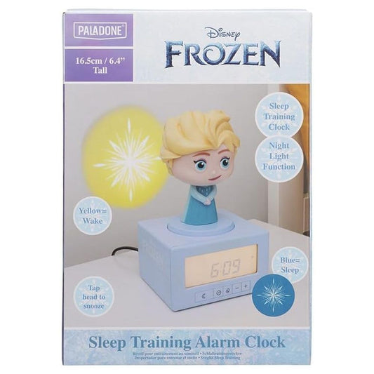 Reloj despertador de Elsa Frozen con visor digital y figura iluminada - 4