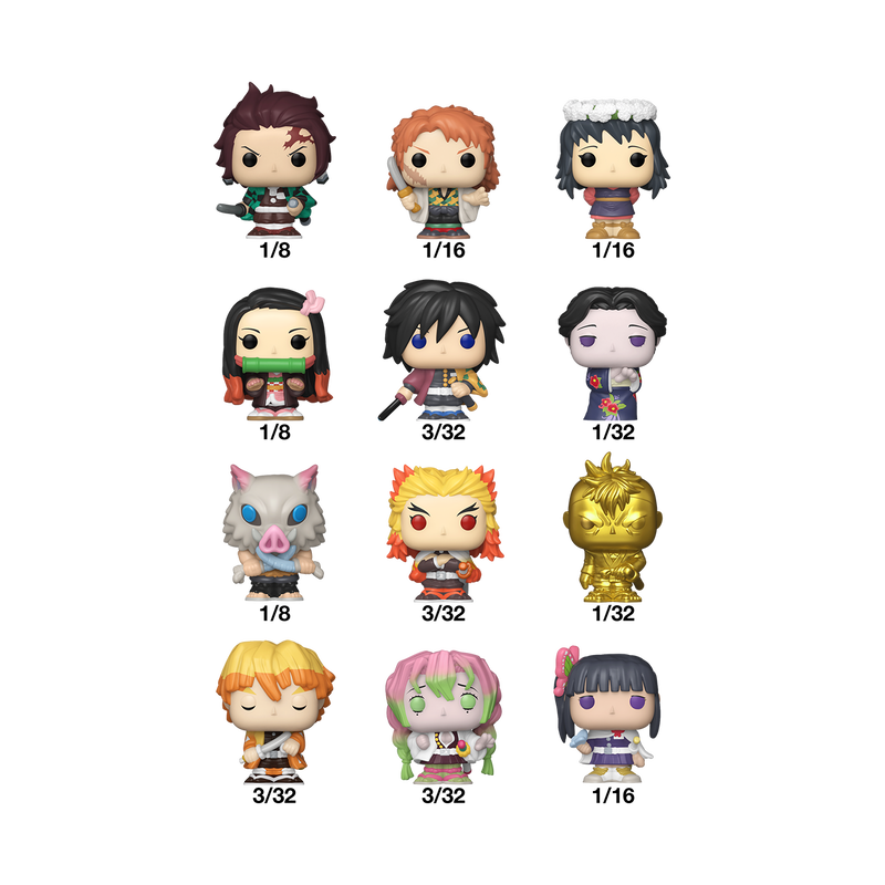 Figura FUNKO Bitty POP! mystery de Demon Slayer en envase surtido - 3