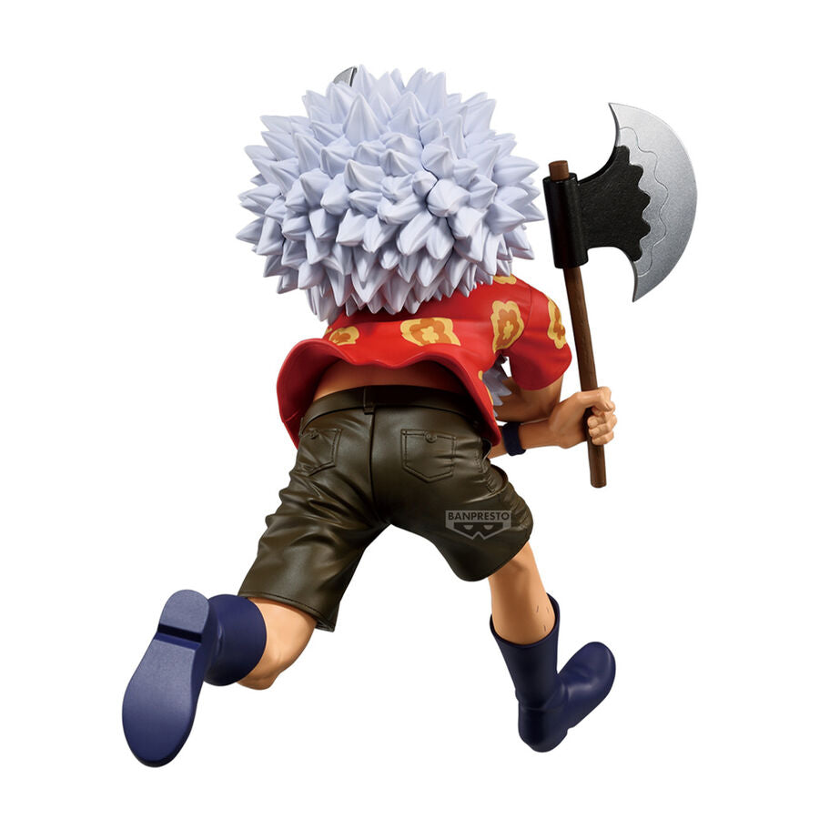 Figura de Scopper Gaban de One Piece con dos hachas - 4