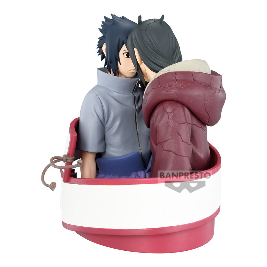 Figura Portrelic de Sasuke e Itachi Uchiha frente a frente - 5