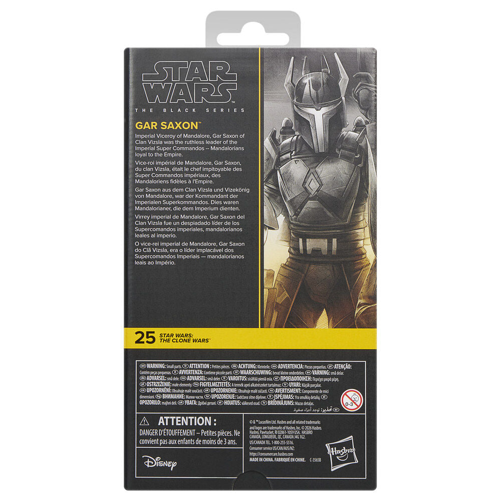 Figura articulada de Gar Saxon The Black Series de Star Wars - 9