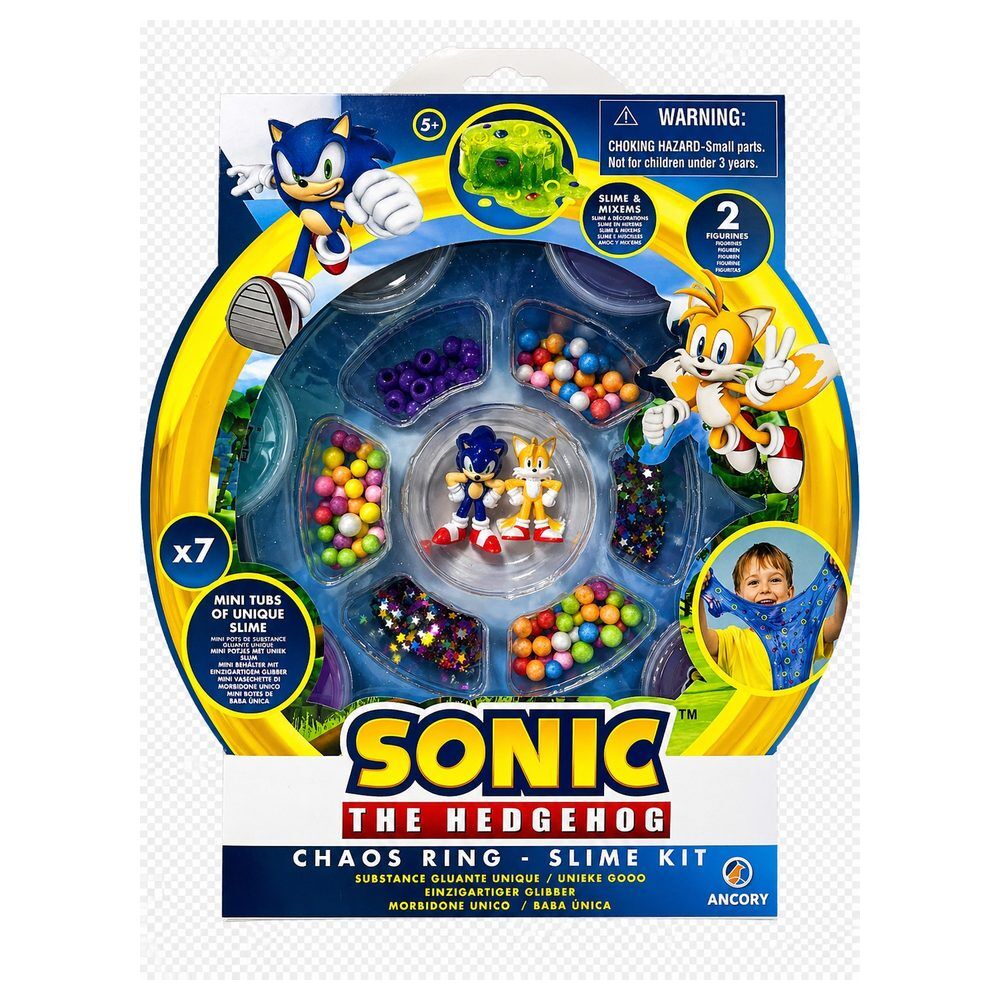Set de slime Sonic The Hedgehog con figuras de Sonic y Tails