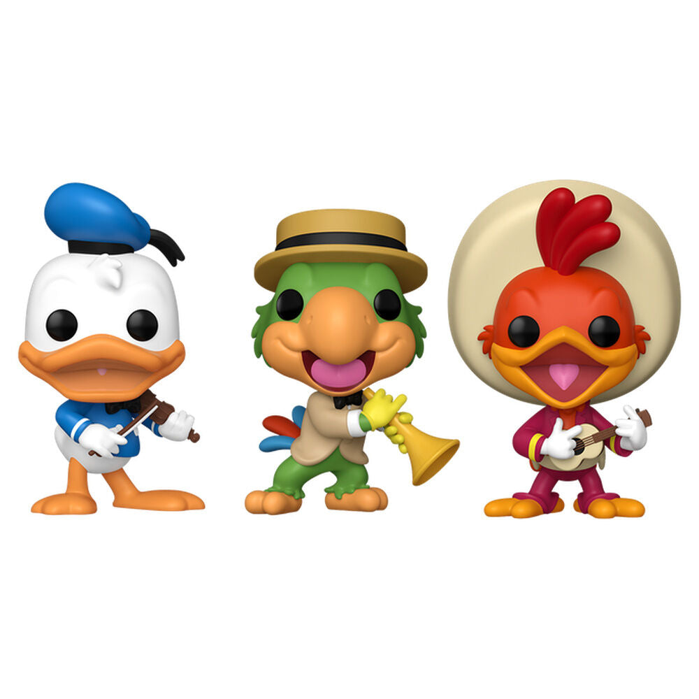 Blíster Funko POP Disney Los Tres Caballeros con tres figuras de vinilo - 2