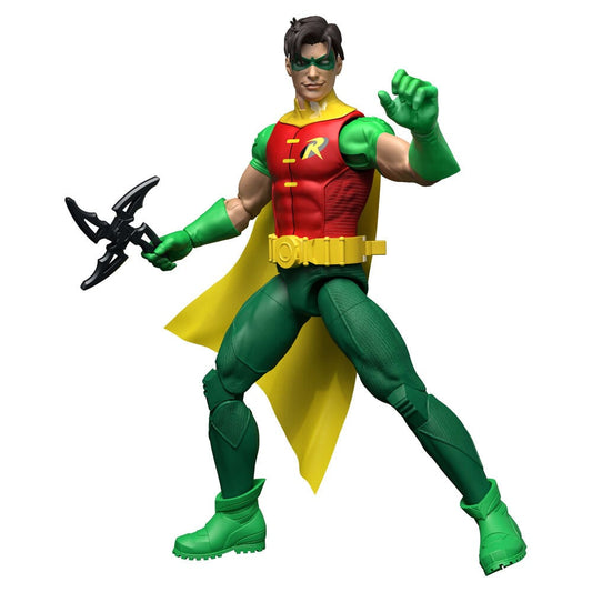 Figura articulada de Robin DC Comics de 15 cm con capa amarilla - 2