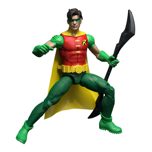 Figura articulada de Robin DC Comics de 15 cm con capa amarilla - 3