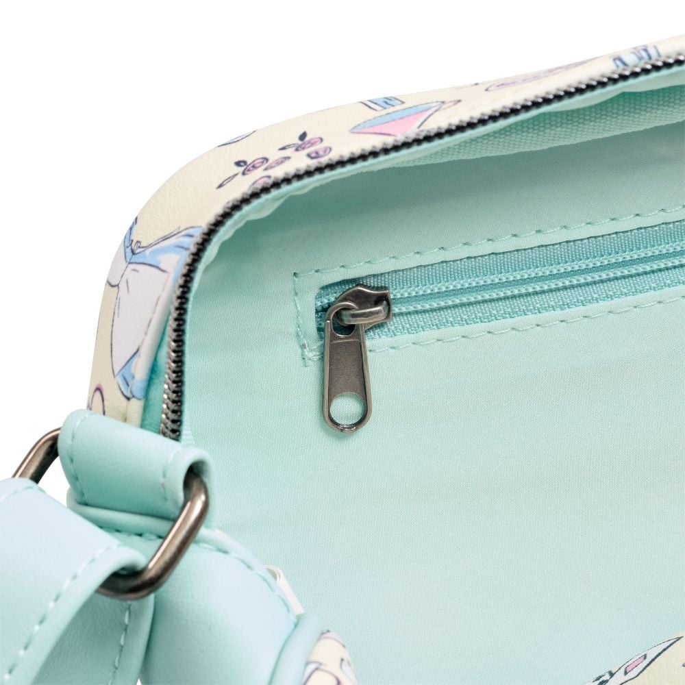 Bolso bandolera Loungefly de Alicia en el País de las Maravillas Disney con estampado pastel - 4