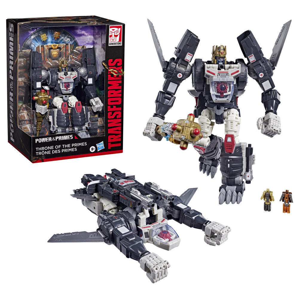 Transformers Throne of the Primes con cuatro figuras Prime Master - 9