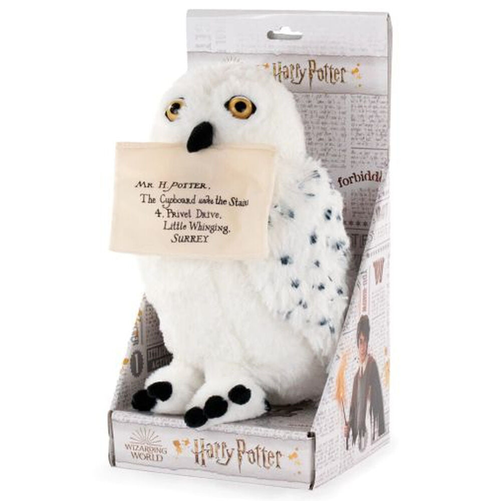 Peluche blanco de Hedwig de Harry Potter con una carta - 2