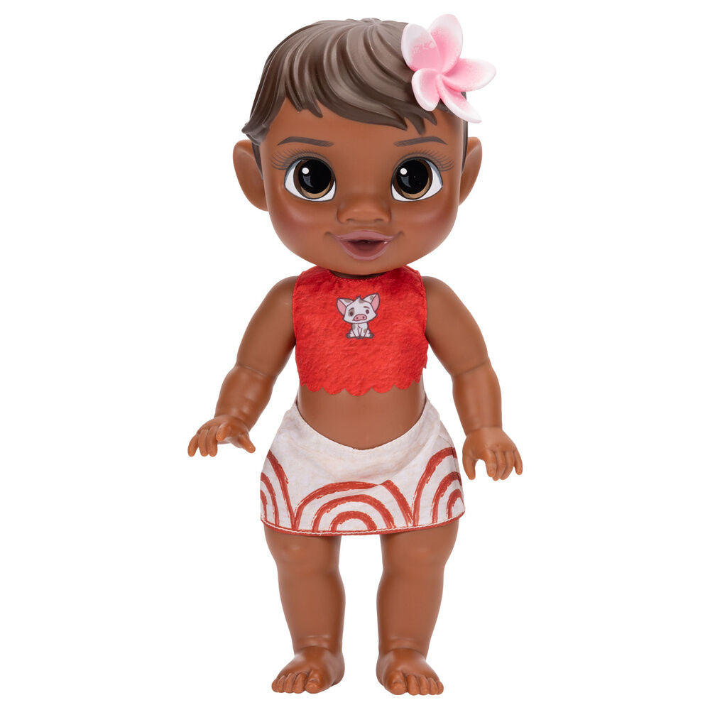 Muñeca bebé Vaiana de Disney Moana con capa turquesa y accesorios - 6
