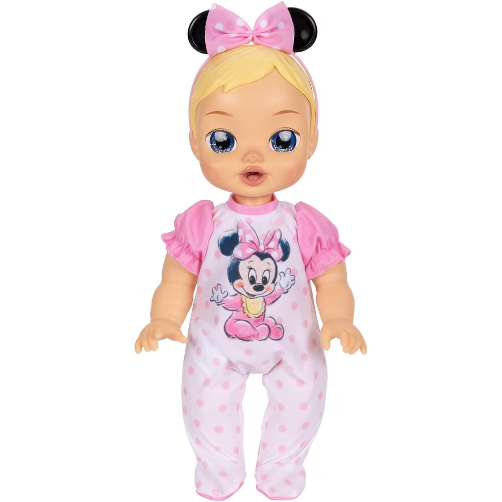 Muñeca interactiva Minnie Disney Darlings de 30 cm con conjunto rosa - 6