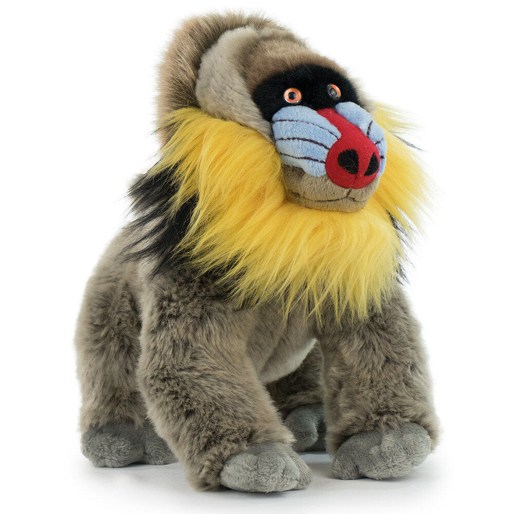 Peluche de mandril realista BARRADO de 25 cm