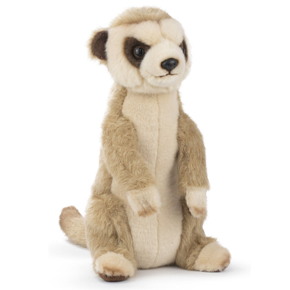 Peluche de suricata realista BARRADO de 25 cm sentado